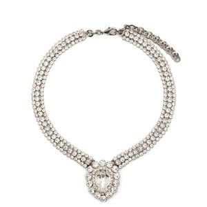 Alessandra Rich Drop Stone Necklace - NWT